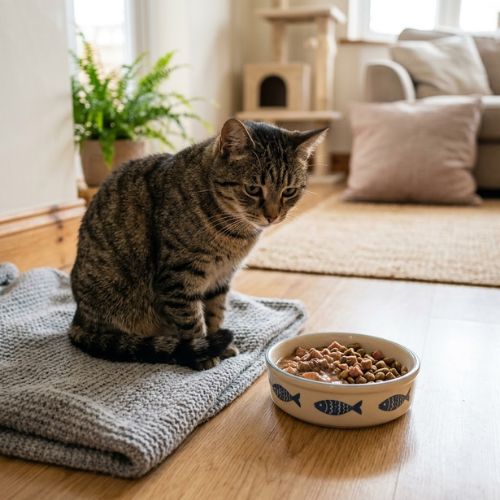 Katze frisst nicht mehr